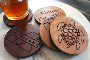 Hardwood Coasters